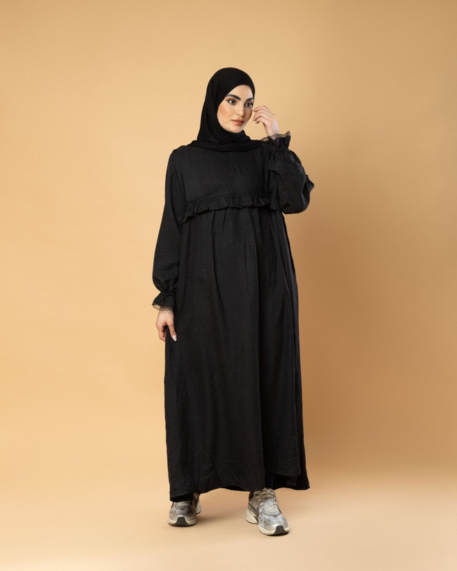 عبای اربعینی طوبی شانتون صوفیا مشکی