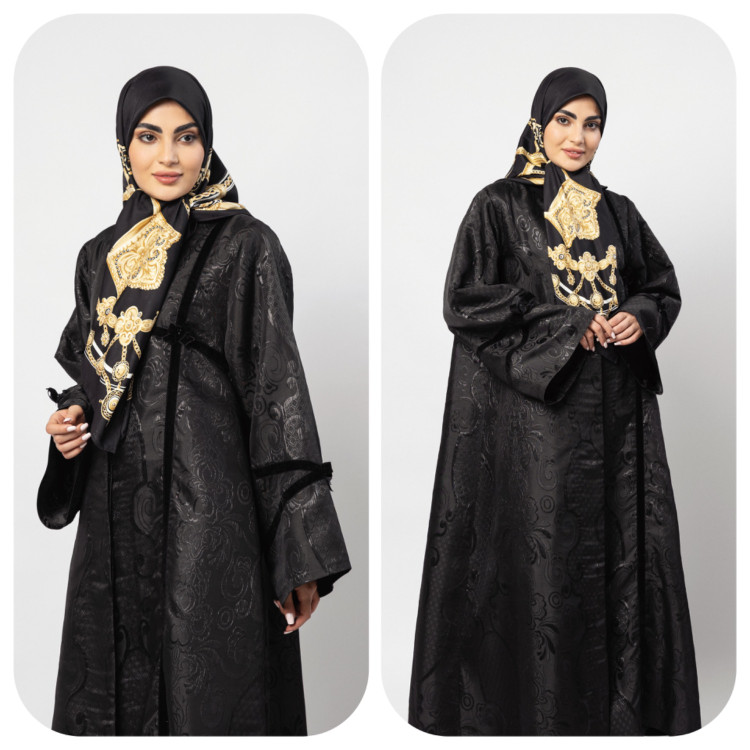 مانتو پاپیون زنانه با پارچه ژاکارد وارداتی