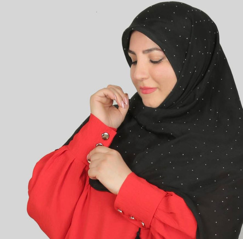 عبای بحرینی زنانه با پارچه ابر و بادی