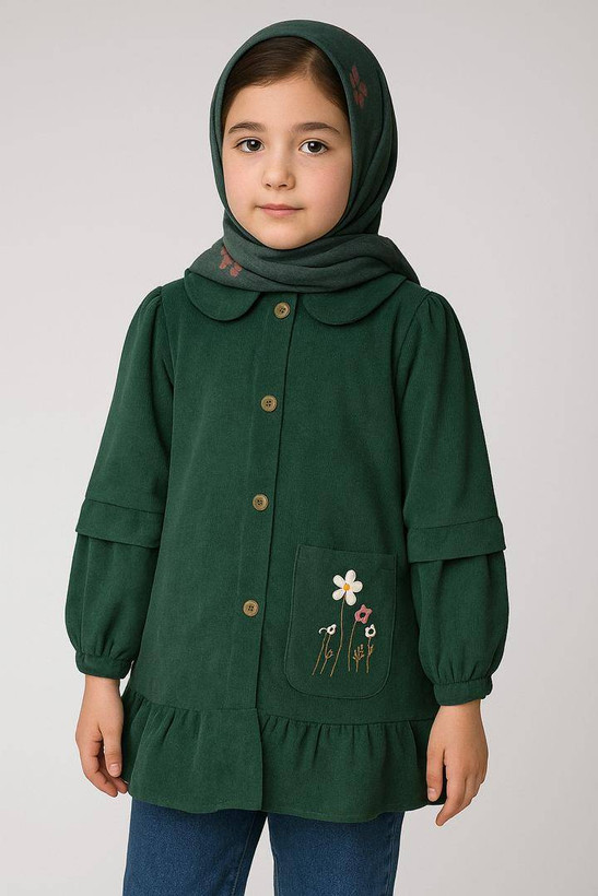 لباس دخترانه تونیک مدل گلبرگ