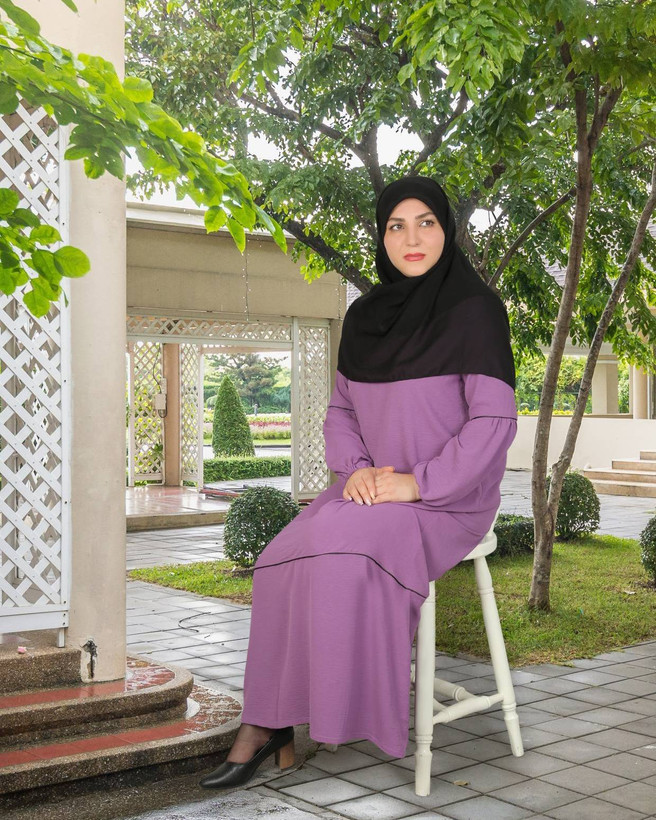 پیراهن زنانه پونه ابروبادی سبک و راحت