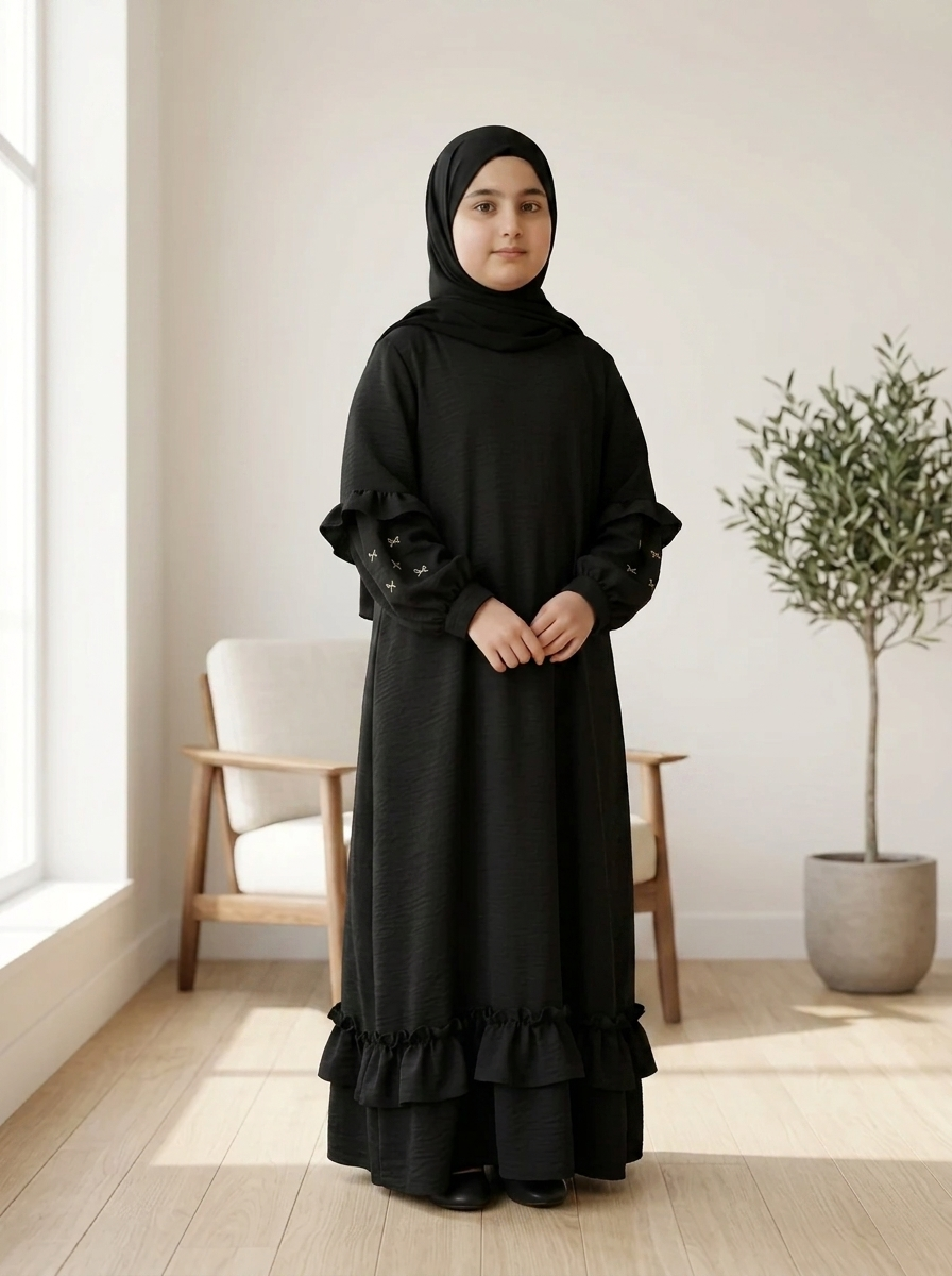پیراهن عبایی نیکا(نوجوان)